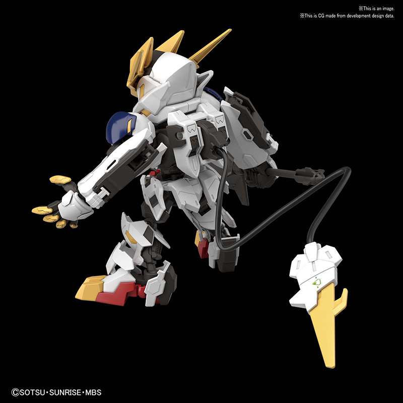 SD Cross Silhouette Barbatos Lupus Rex - Byggsats i hög kvalitet bandai model kit gunpla