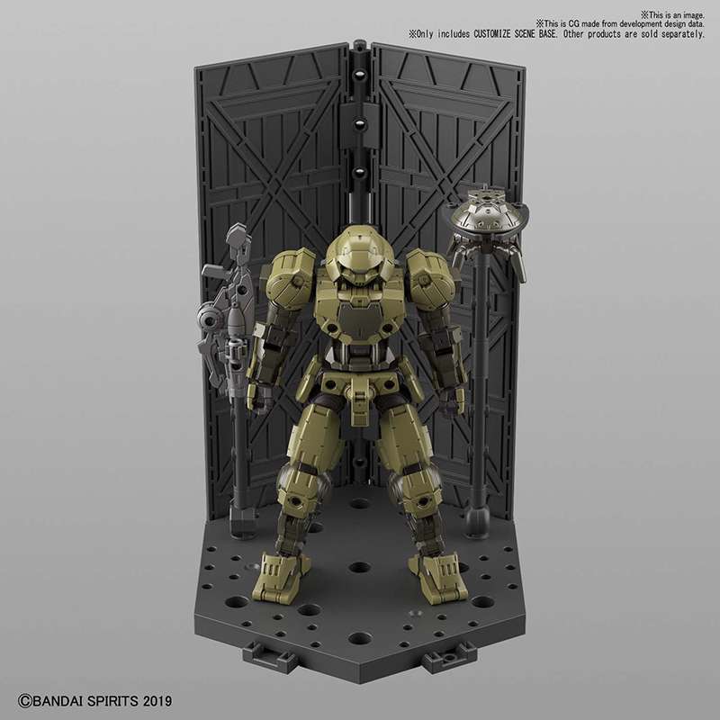 Anpassningsbar scenbas för robotmodeller bandai model kit gunpla