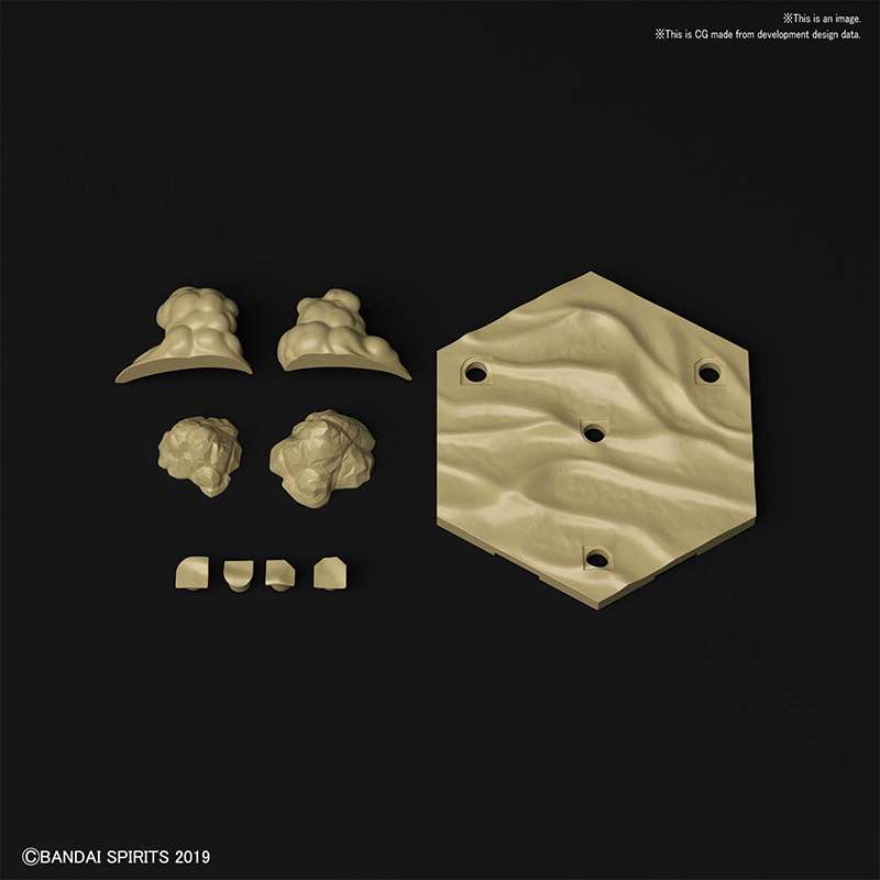 Anpassa Scenbas Desert Version bandai model kit gunpla