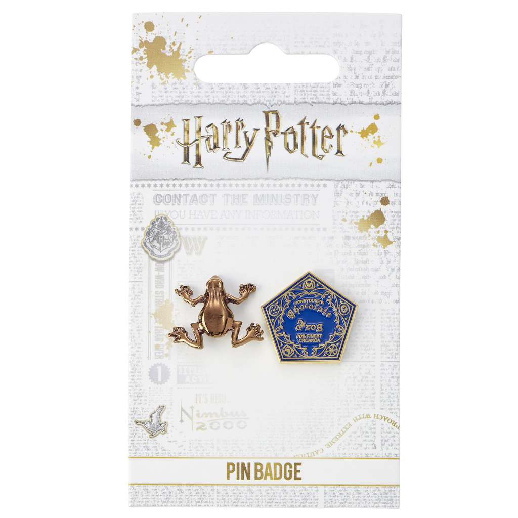 Harry Potter Chocolate Frog Pin Badge carat