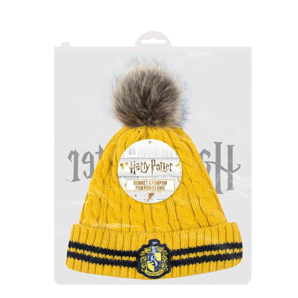 Harry Potter Hufflepuff Pompom Mössa cinereplicas