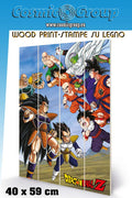 Dragon Ball Battle Clash Wood Print 40 x 59 cm pyramid international