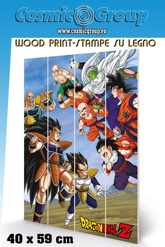 Dragon Ball Battle Clash Wood Print 40 x 59 cm pyramid international