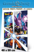 Dragon Ball Guddestruktion Trätryck 40 x 59 cm pyramid international