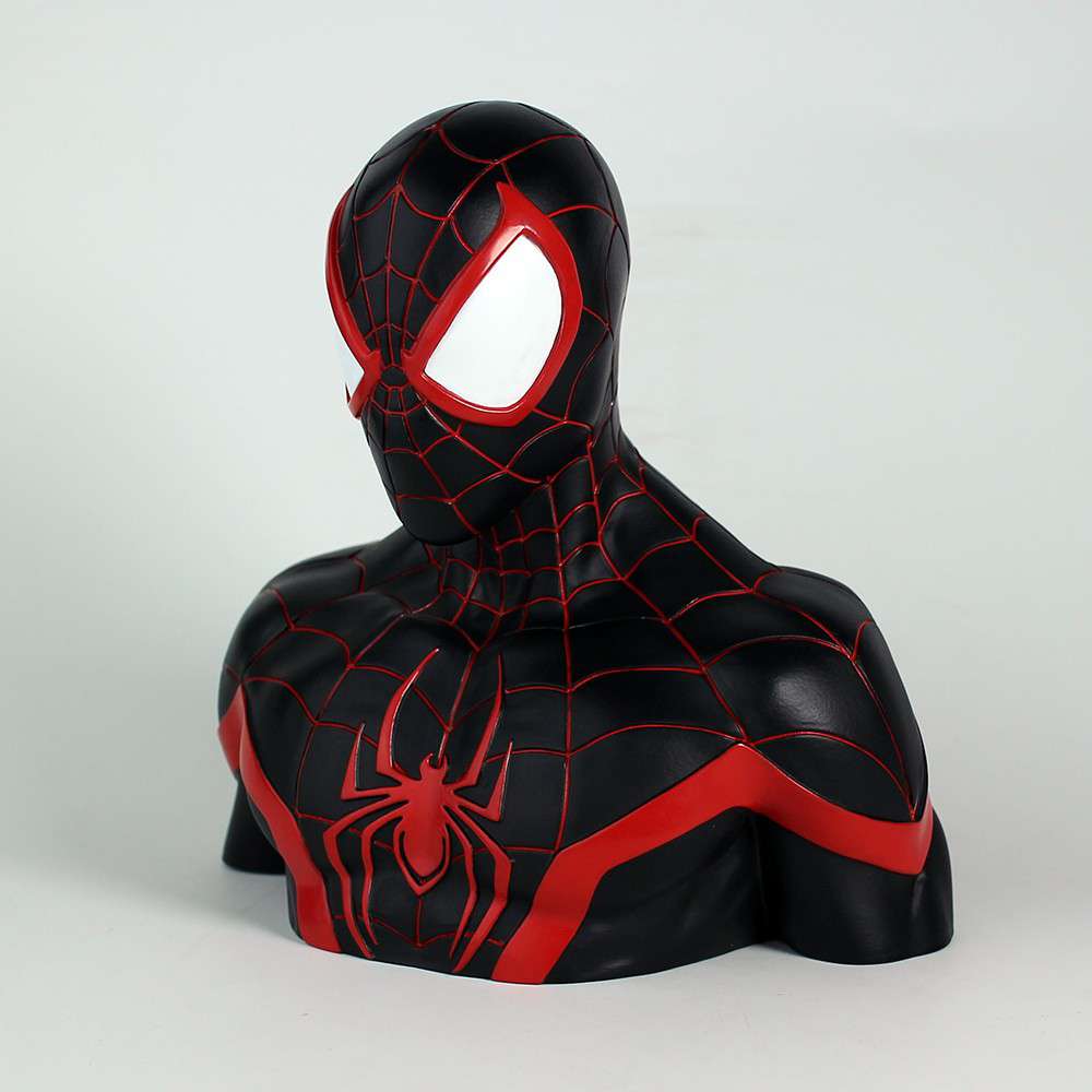 Spider-Man Miles Morales Dlx Bust Bank semic