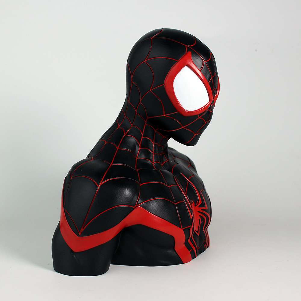 Spider-Man Miles Morales Dlx Bust Bank semic