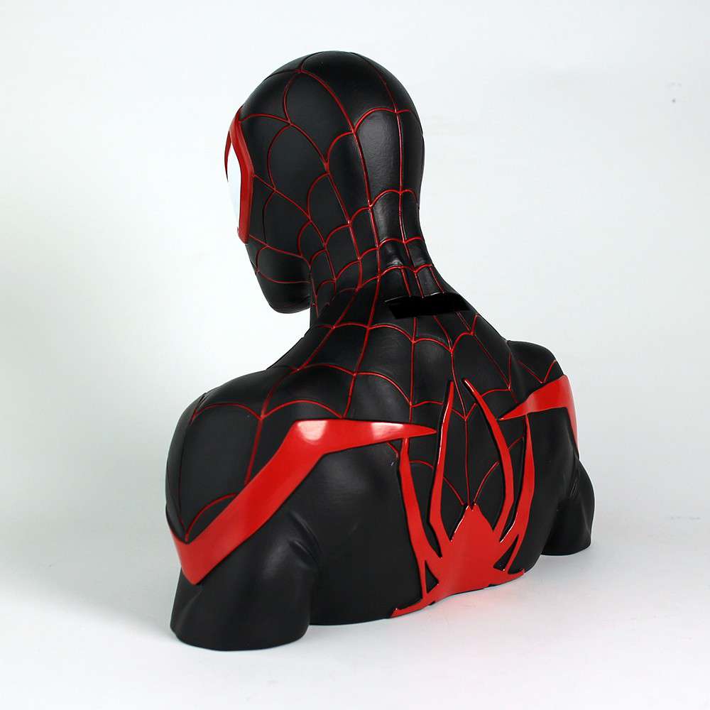 Spider-Man Miles Morales Dlx Bust Bank semic