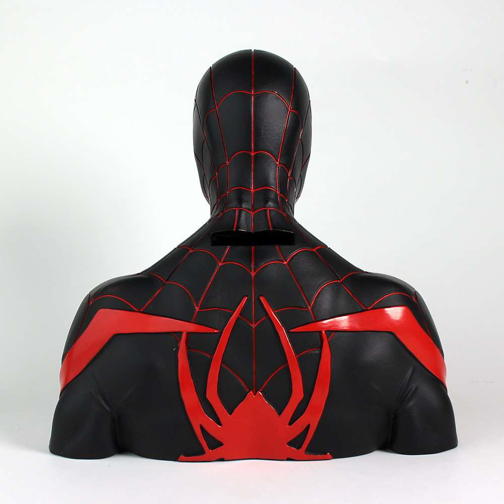 Spider-Man Miles Morales Dlx Bust Bank semic