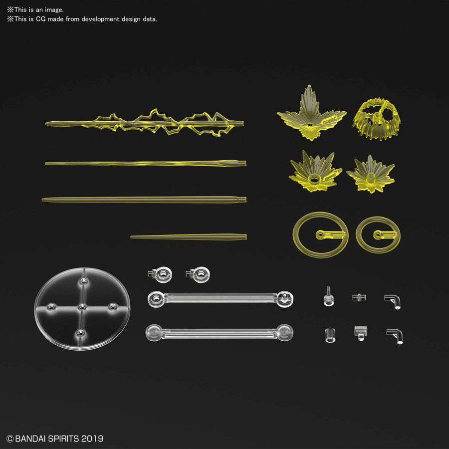 Anpassa Effekt Gunfire Bild Gul bandai model kit gunpla