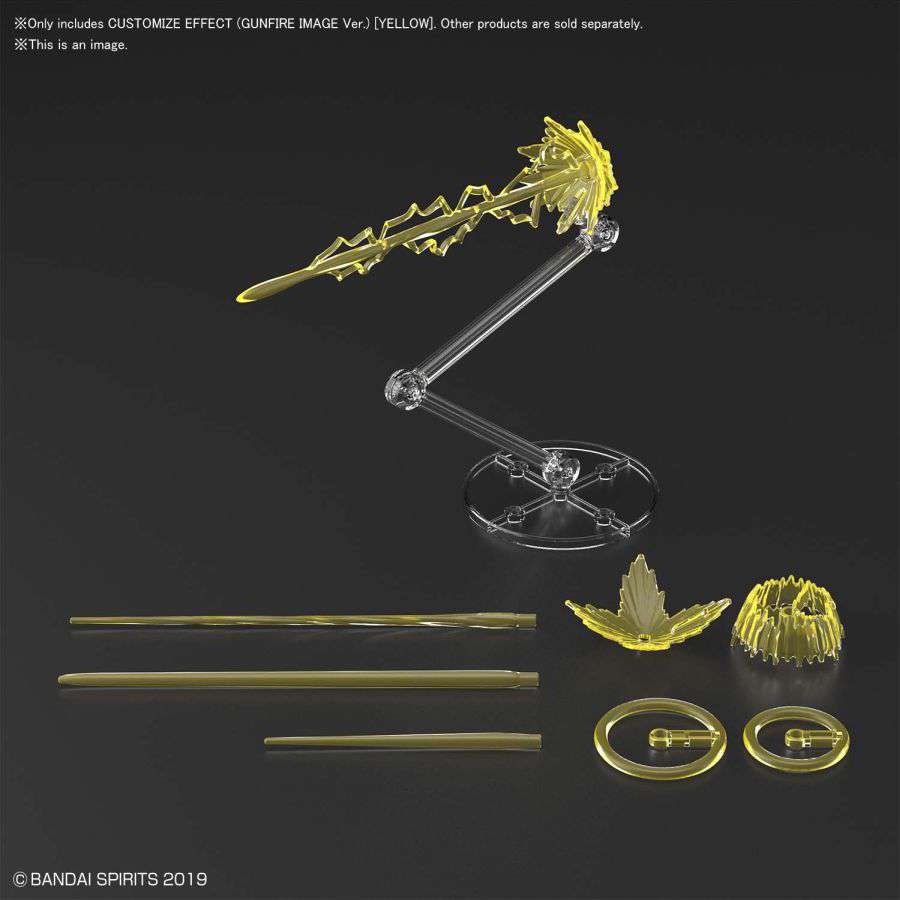 Anpassa Effekt Gunfire Bild Gul bandai model kit gunpla