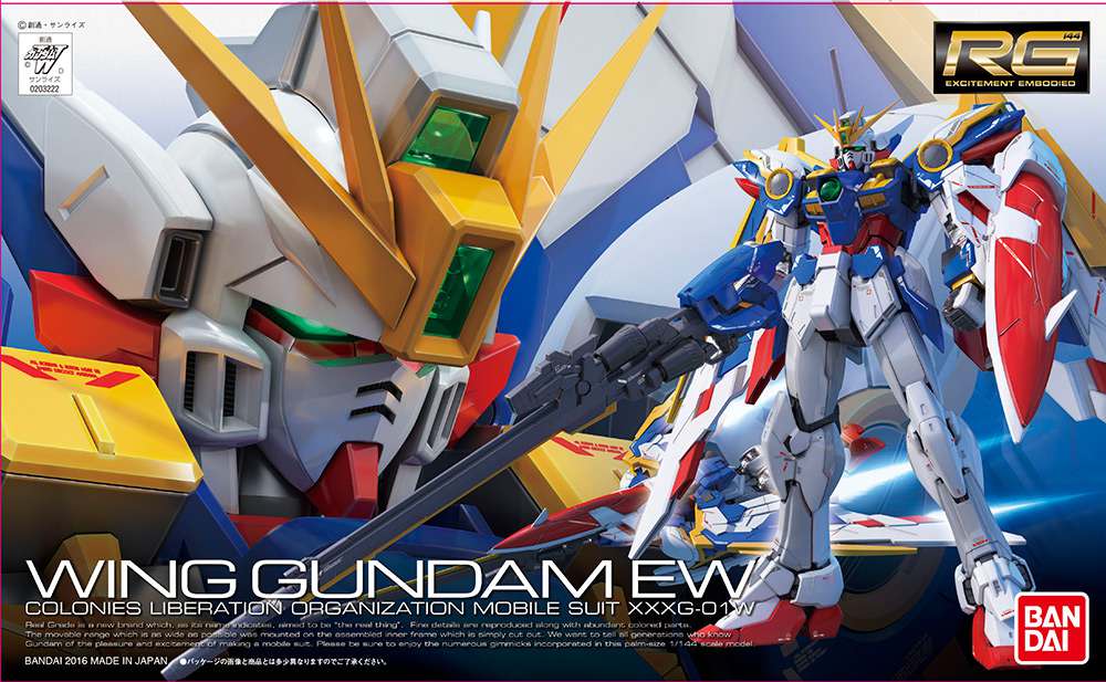 RG Gundam Wing XXXG-01W EW 1/144 Modell bandai model kit gunpla