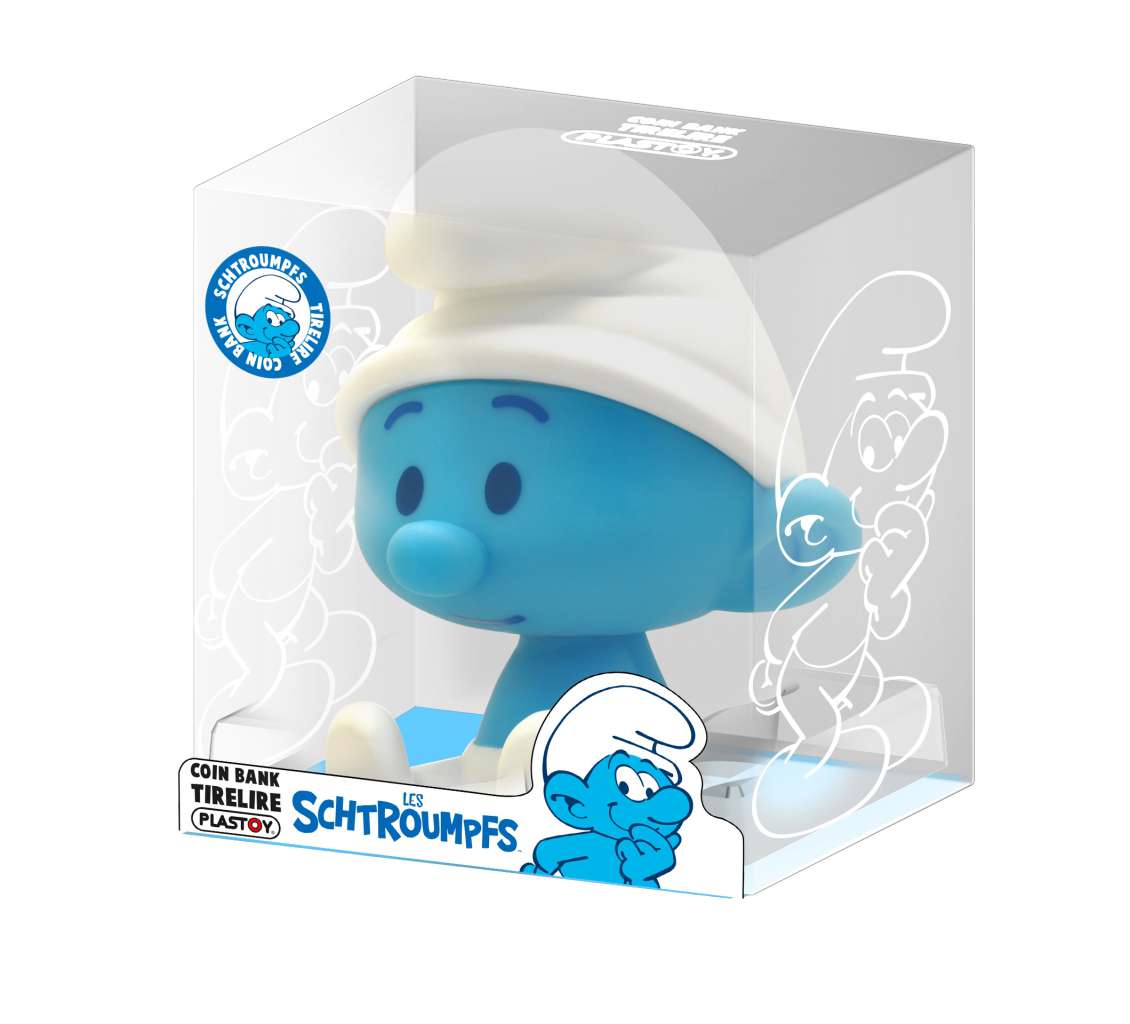 Smurf Chibi Pengarbank – Spara med Stil plastoy