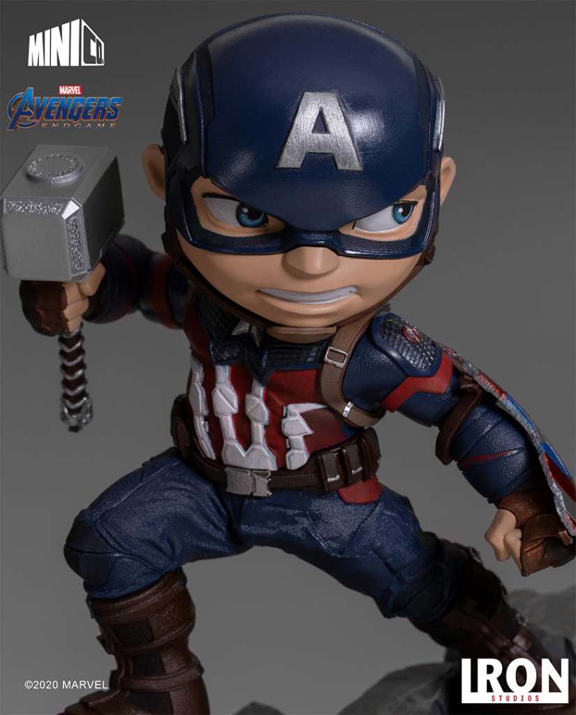 Avengers Endgame Captain America MiniCo Staty iron studios