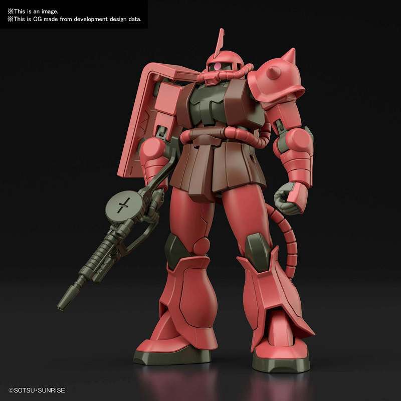 HG Zaku II MS-06S 1/144 Byggsats bandai model kit gunpla