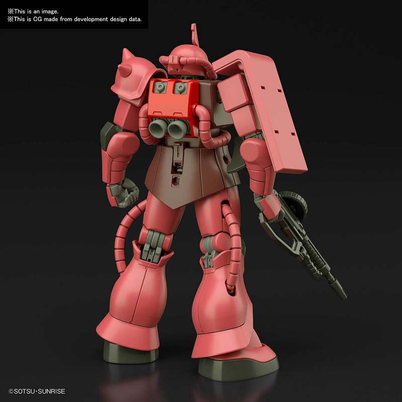HG Zaku II MS-06S 1/144 Byggsats bandai model kit gunpla