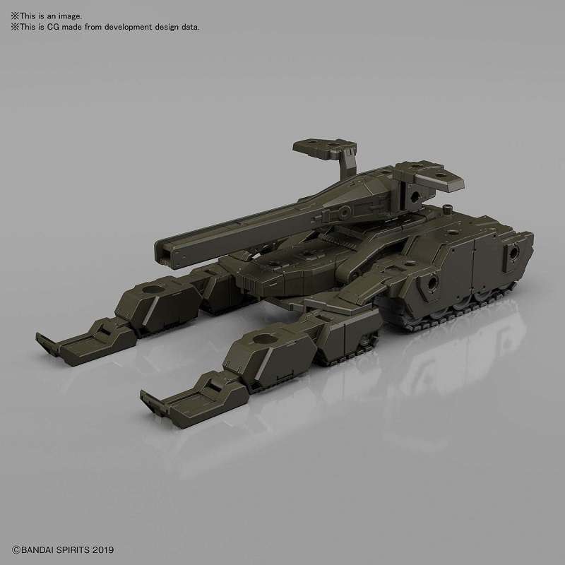 30mm ex arm fordon tank olivgrön 1/144 bandai model kit gunpla