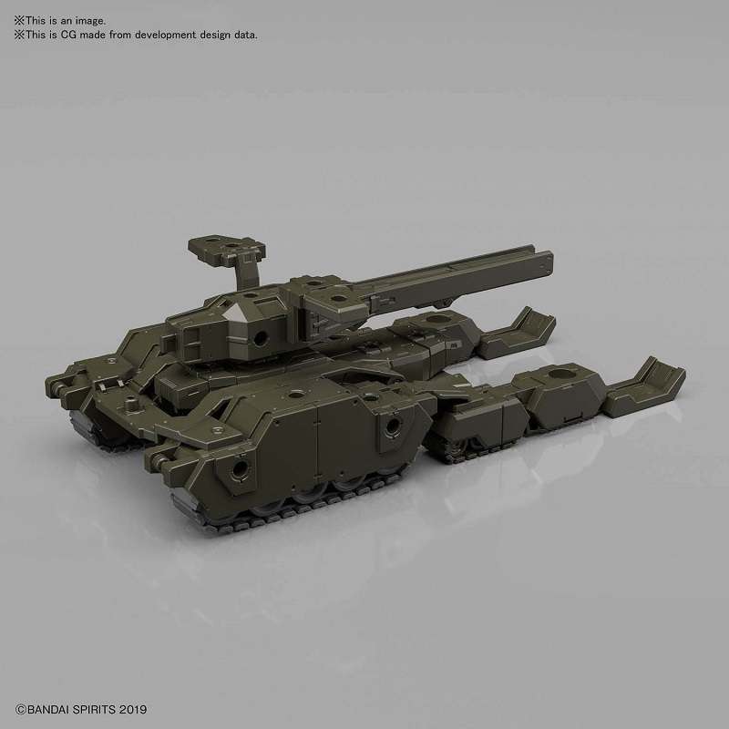 30mm ex arm fordon tank olivgrön 1/144 bandai model kit gunpla