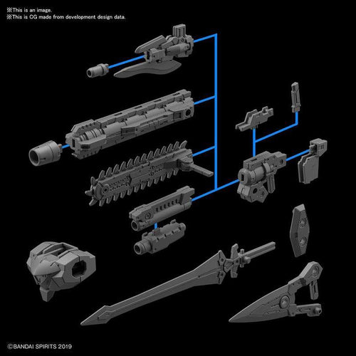 30mm Op Weapon 1 för Rabiot 1/144 - Robotto