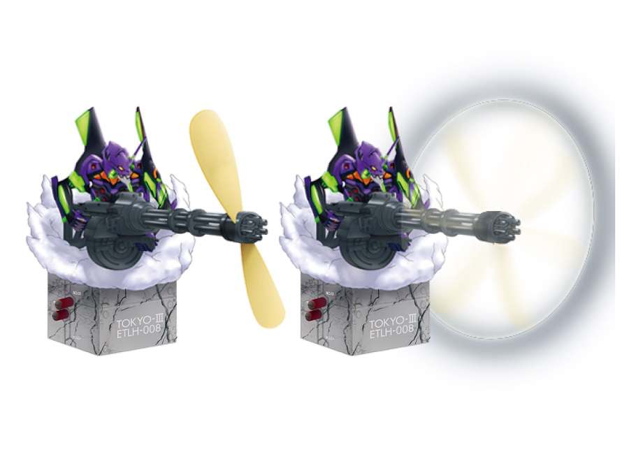 Electroys EVA-01 Gatling Fan - USB Powered union creative