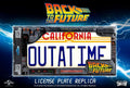 License Plate OUTATIME from Back to the Future - Movie Style Collectible