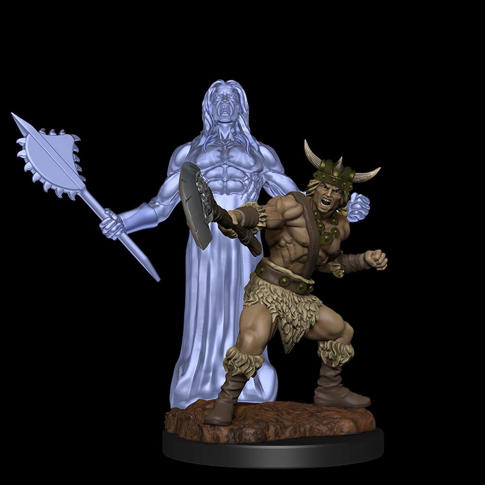 D&D Nolzur's Marvelous Miniatures: Human Male Barbarian 2 wizkids