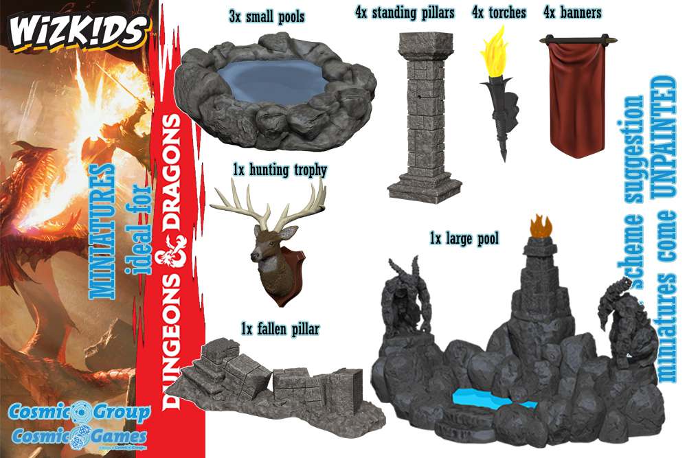WizKids Um Pools & Pillars Set wizkids