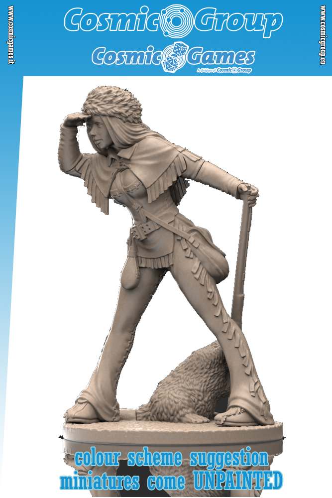 54 mm Ruby The Trapper Miniature hot and dangerous