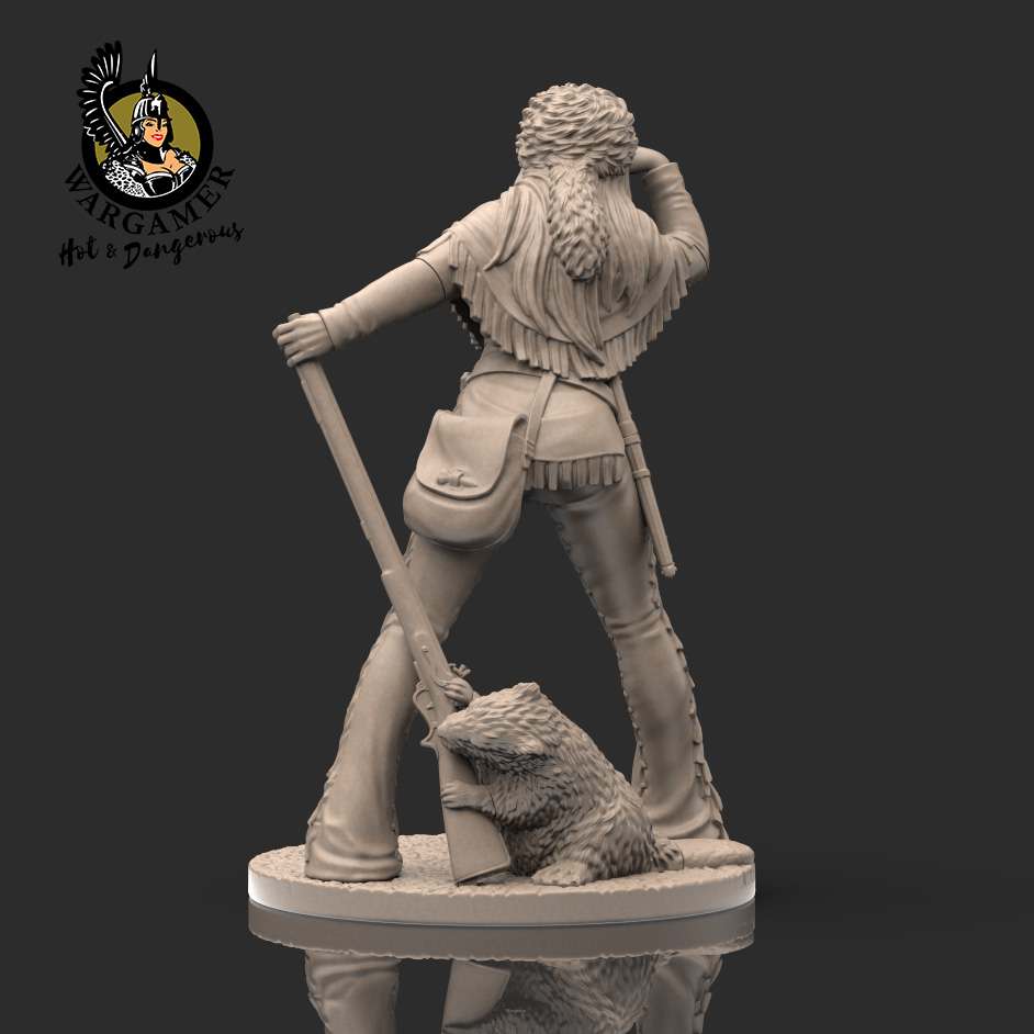 54 mm Ruby The Trapper Miniature hot and dangerous