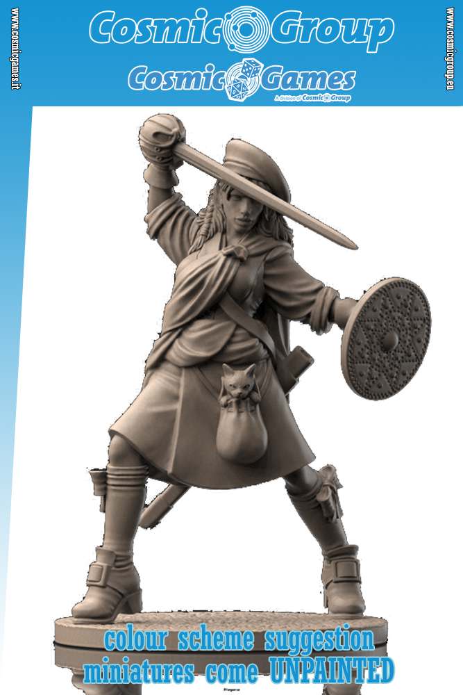 54 mm Ailsa the Highlander Resin Miniature hot and dangerous