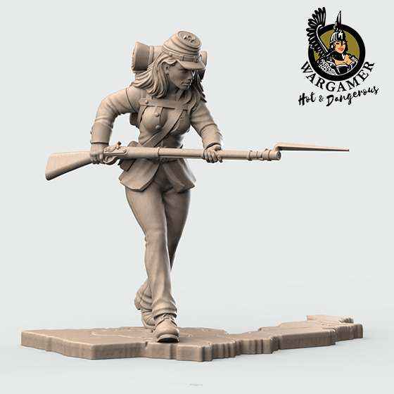 54 mm Clara från unionens infanteri