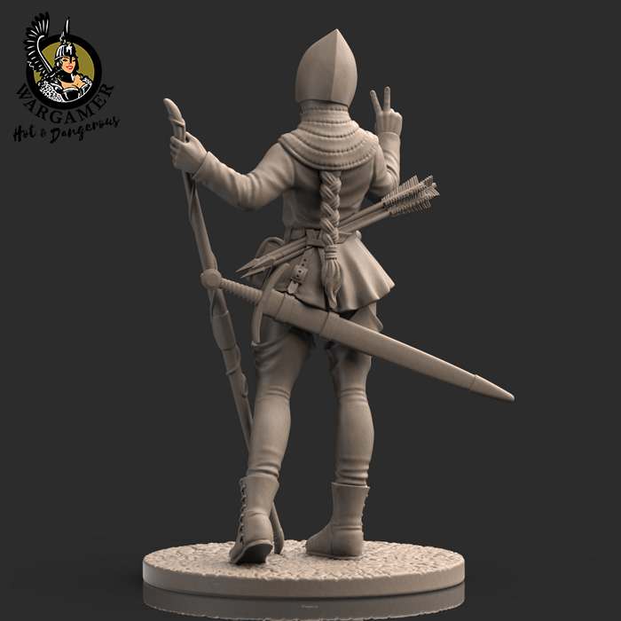 54 mm Rosie the Bowmen Miniature hot and dangerous