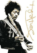 Jimi Hendrix Svartvit Plåtskylt