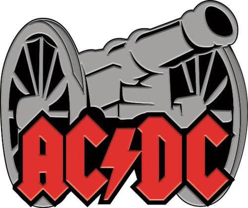 AC/DC Cannon Emaljpinna aquarius ent