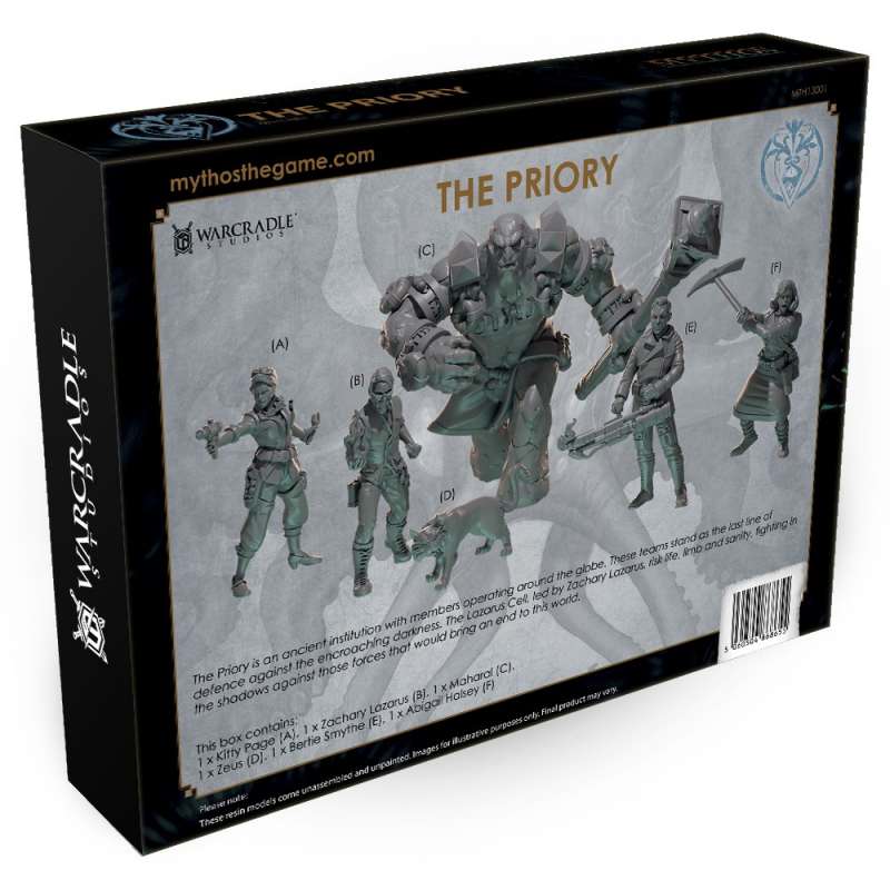 Mythos: Priory Faction Starter Set warcradle studio