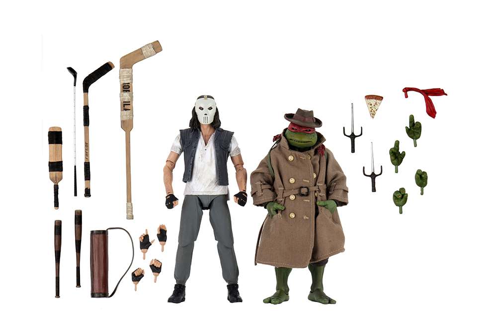 TMNT Casey Jones & Raphael Disg 2pk neca