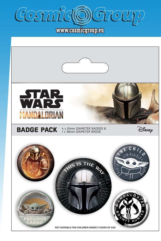 Mandalorian Badges Pack – Samling av Magnifika Badges pyramid international