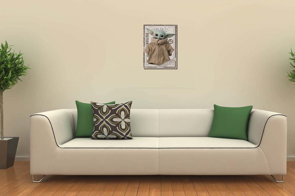 Star Wars Mandalorian Child Canvas Print 30x40 cm pyramid international