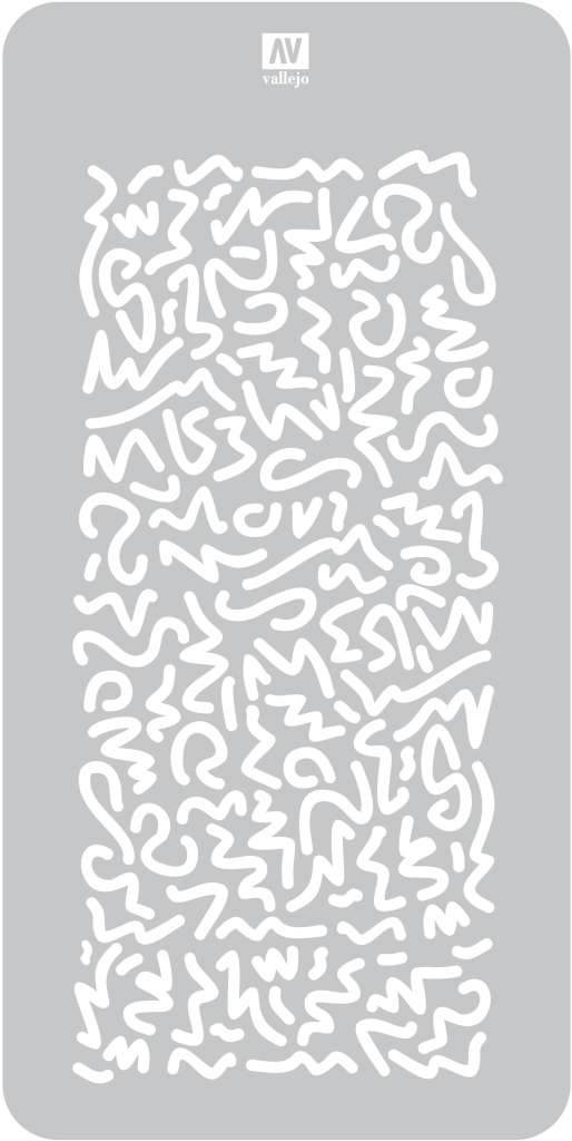 Stencil STCAM001 Luftwaffe WWII Shingles vallejo