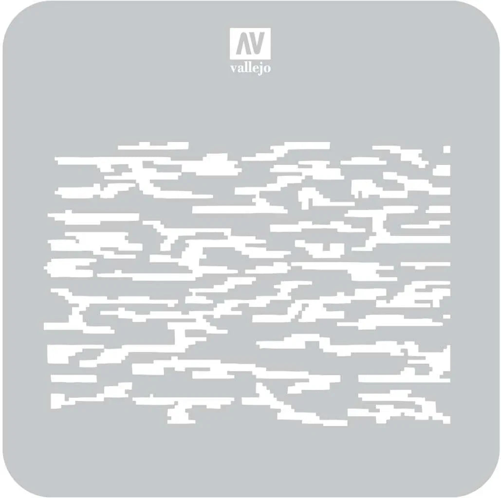 Stencil STCAM004 Pixelated Modern Camo - Robotto