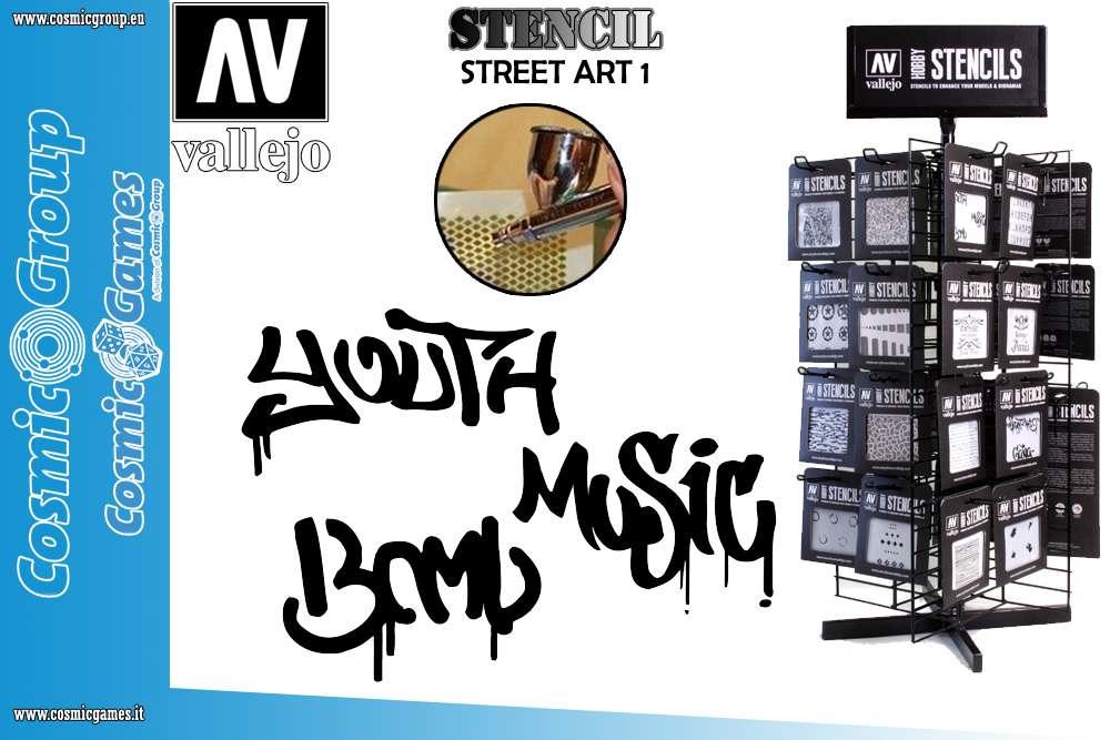 Stencil STLET003 Street Art - Robotto