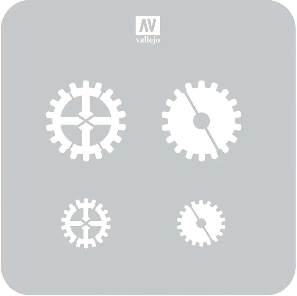 Stencil STSF001 Gear Markings 125 - Robotto