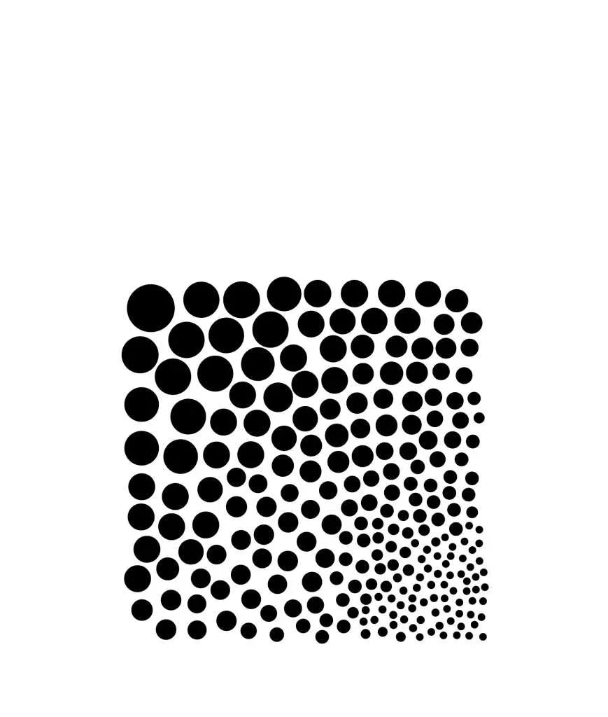 Vallejo Stencil STSF002 - Cirkeltextur - Robotto