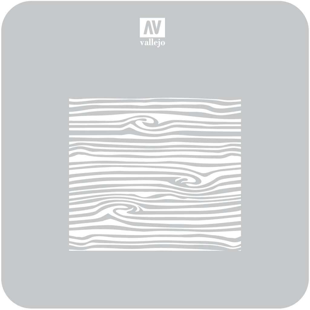 Stencil STTX007 Trätextur #2 vallejo
