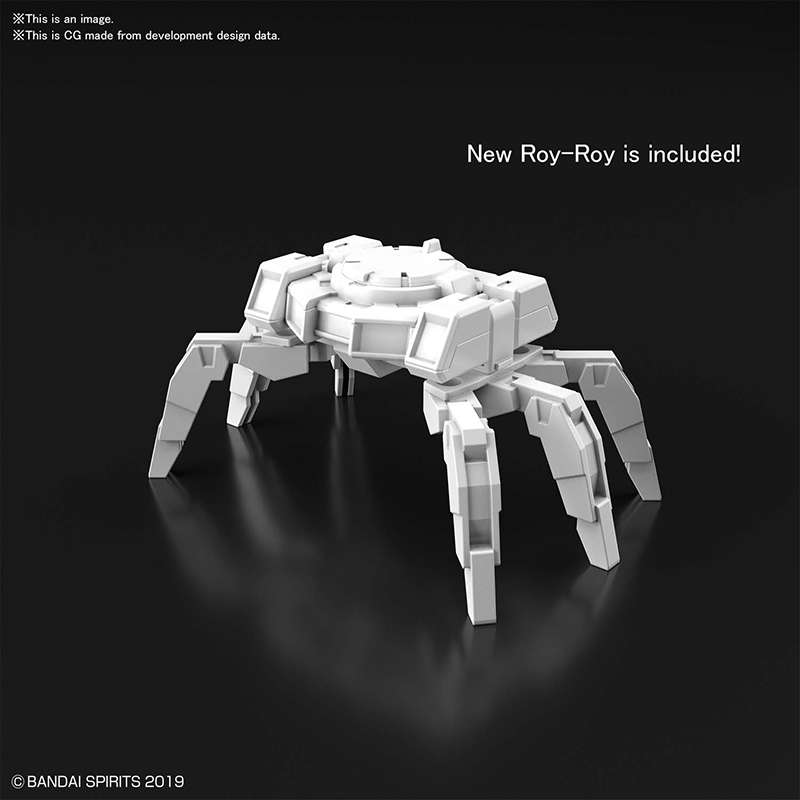 30mm OP Arm Comm Rabiot EX White 1/144 - Detaljerad Modell bandai model kit gunpla