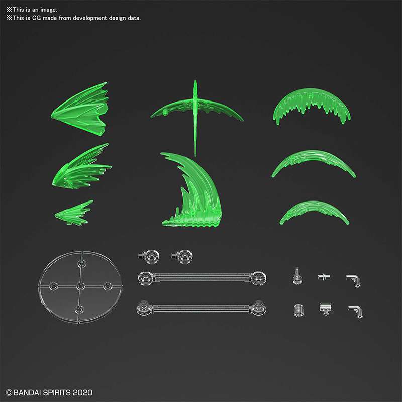 Anpassa Effekt Slash Bild Ver Grön bandai model kit gunpla