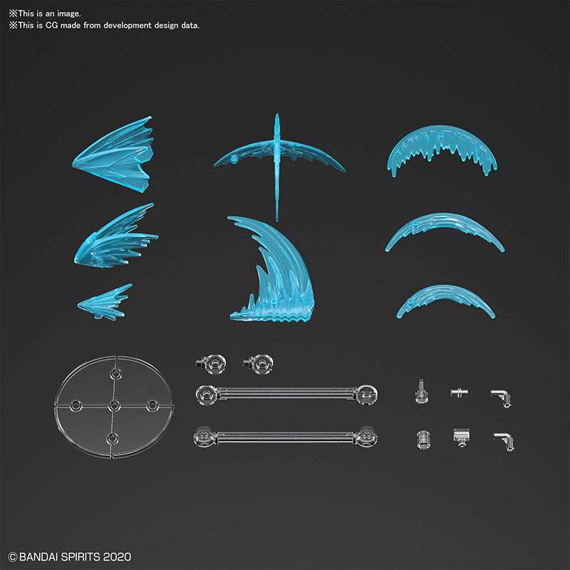 Anpassa Effekt Slash Bild Ver Blue bandai model kit gunpla