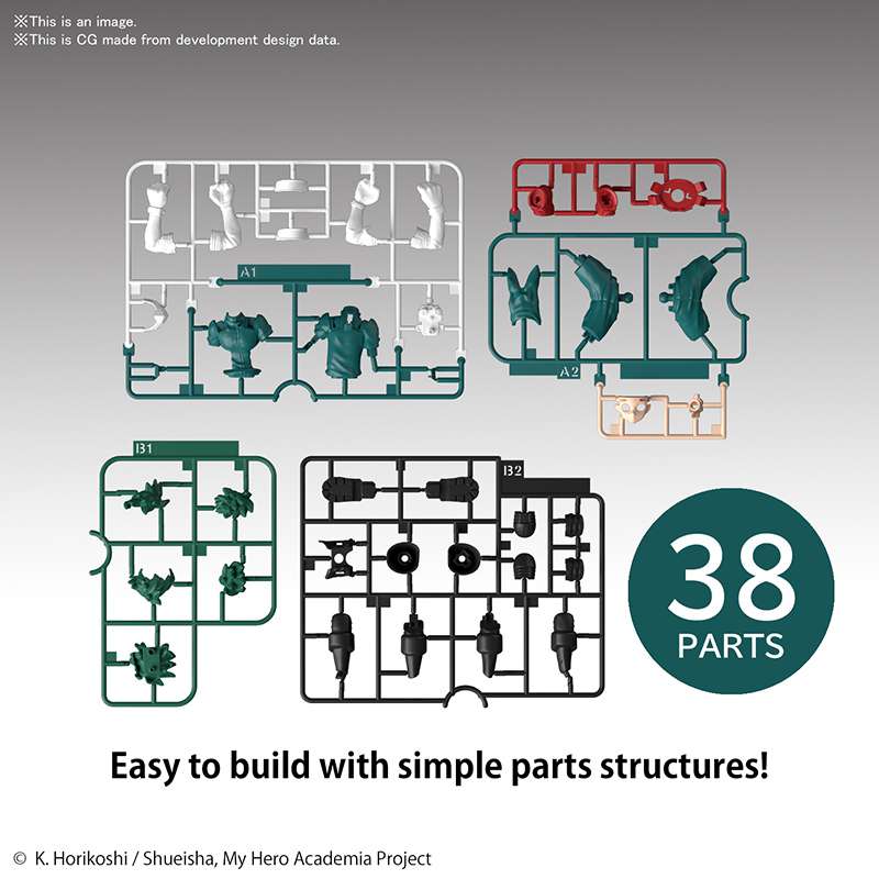 Izuku Midoriya Figur - Anime Samlarobjekt bandai model kit gunpla