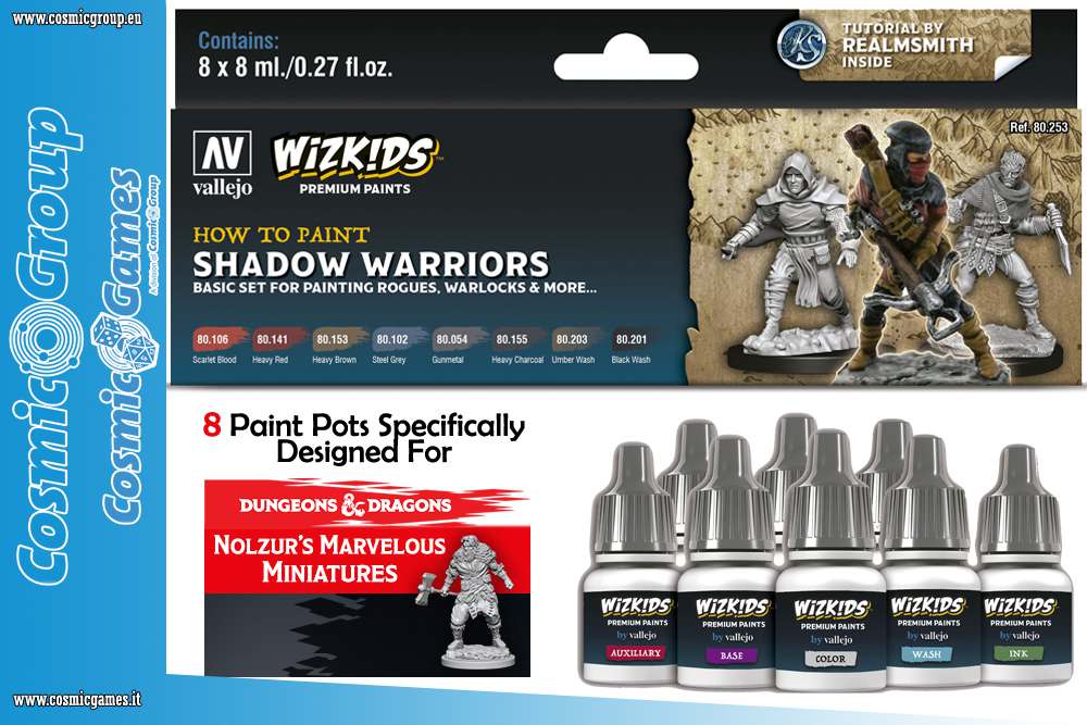 Wizkids Premium Paint Set - Shadow Warriors vallejo