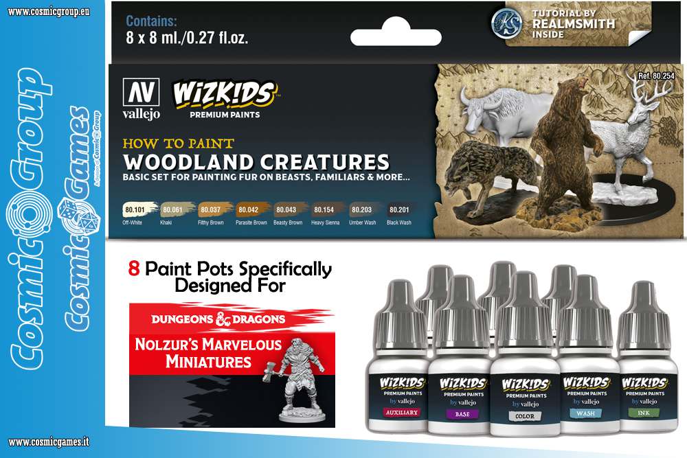 Wizkids Premium Paint Set - Woodland Creatures vallejo