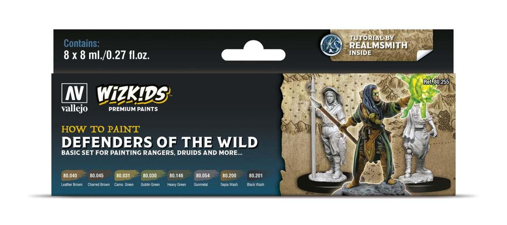 Wizkids Premium Färgsats av Vallejo - Det Vilda Försvarare - Robotto